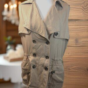 Kut From The Kloth Utility Vest khaki size med